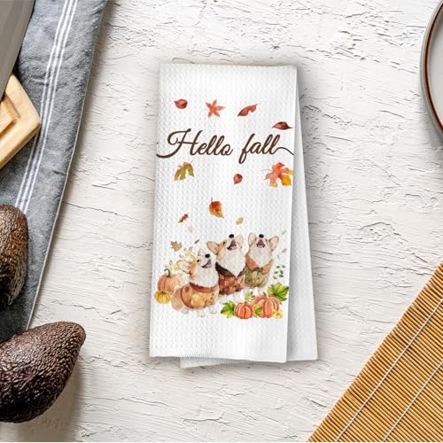 Fall Corgi Kitchen Towels - Image 4