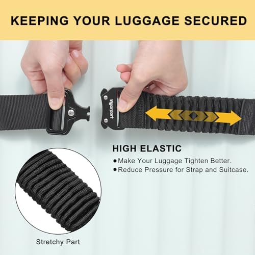 Vigorport Luggage Straps for Suitcases TSA Approved Suitcase Belt - Image 3