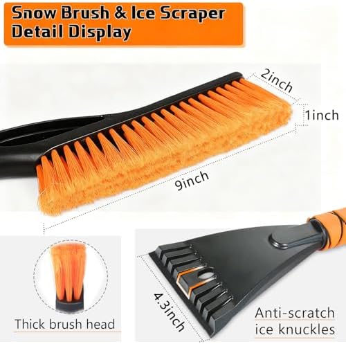 27" Snow Brush and Ice Scrapers - Image 5