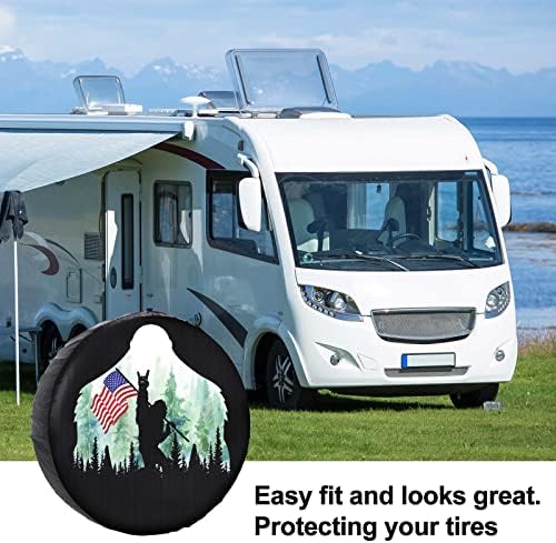 Spare Tire Cover Big Foot Polyester Universal Waterproof Corrosion Protection - Image 5