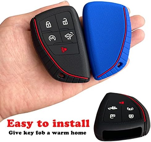 Key Fob Cover for 2026-2022 Chevy Silverado GMC Sierra 1500 2500HD 3500HD - Image 3