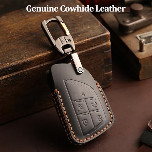 Leather Key Fob Cover, Compatible - Image 3