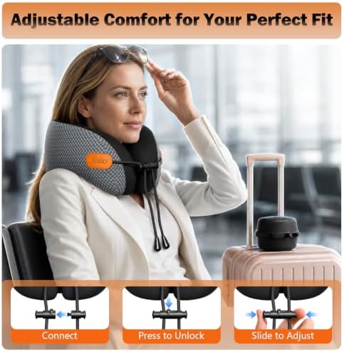 jiaao Travel Pillow, Airplane Neck Pillow - Image 5