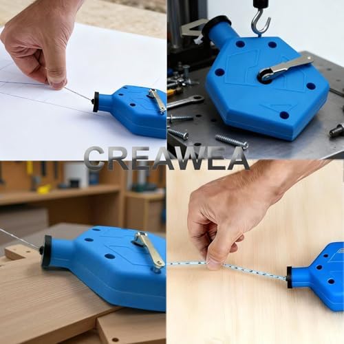 Heavy Duty Chalk Line, Professional Construction Marking Tool, 100-Foot Line - Image 7