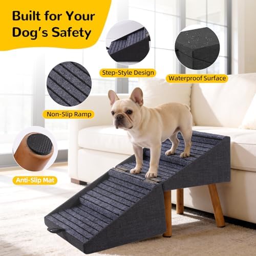 Dog Ramp for Small Dogs, 2-in-1 Pet Steps & Ottoman - Image 4
