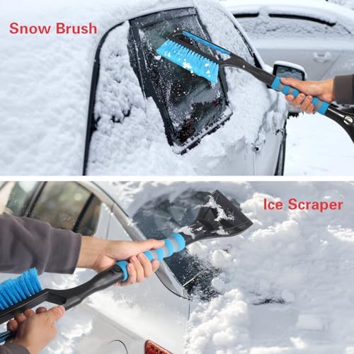 Snow Brush and Ice Scraper for Car Windshield, 26.4" Window Scraper Deicer for - Image 2