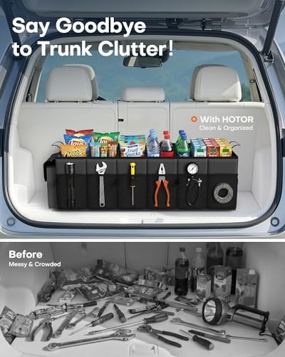 HOTOR Trunk Organizer, Sturdy Foldable - Image 2