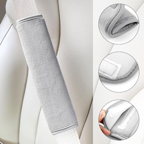 yuntop 2 PCS Car Seat Belt Pads Cover Soft Seat Belt Shoulder Pad Safety Belt - Image 2