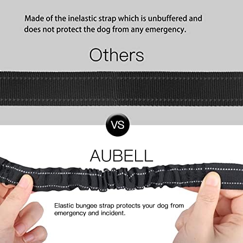 AUBELL Dog Seat Belt for Car, Updated 3-in-1 Bungee Dog Car Harness - Image 5