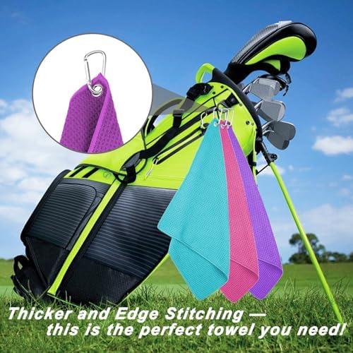 3 Pack 16" X 16" Golf Towels for Golf Bags - Image 3