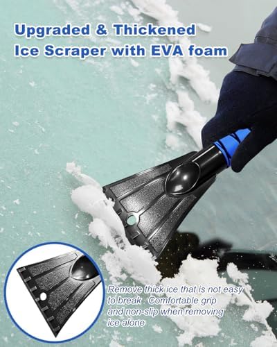 42.5 Inch Blue Snow Brush and Ice Scraper - Image 7
