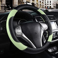 Leather Car Steering Wheel Cover, Universal Fit by Szttswamp