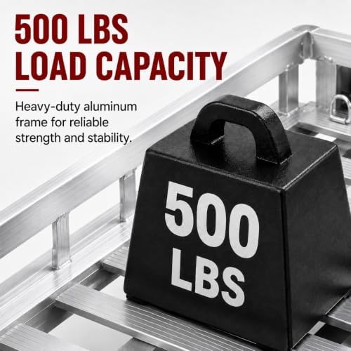 500 LBS Aluminum Wheelchair Carrier - Image 2