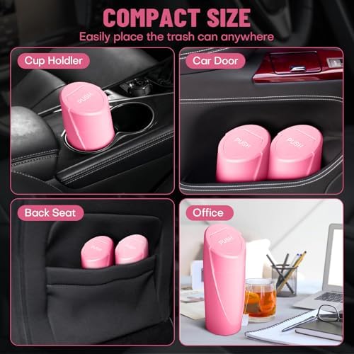 Car Trash Can Bin with Lid - Image 3