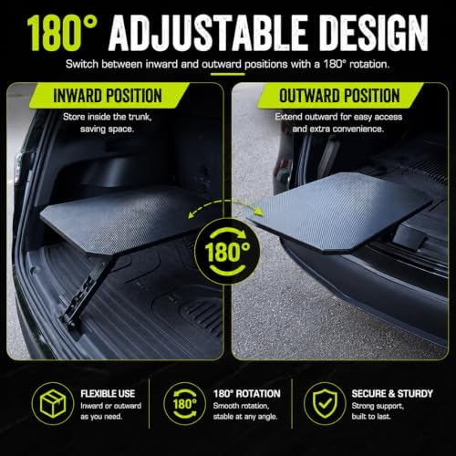 Rear Cargo Table for Chrysler Town & Country 2008-2016, Foldable SUV Camping - Image 4