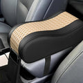 Car Armrest Cushion, Leather Memory Foam Car Center Console Arm Rest Pillow by Unknown