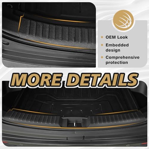 BestEvMod for CR-V 2023+ Upgrade Rear Bumper & Trunk Sill Cover Protector - Image 4