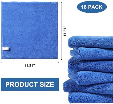 JOYMOOP Microfiber Cleaning Cloth, 18 Piece Set - Image 4