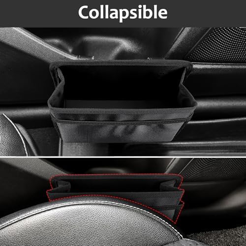 Accmor Collapsible Car Trash Can, Vehicle Garbage Organizer Holder Bin - Image 2