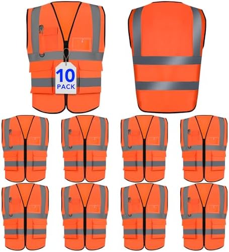 XPCARE Reflective Safety Vests For Women Men, High Visibility Security Vest by XPCARE