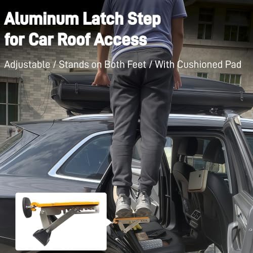 Car Door Step for Smart Fortwo Forfour 453 451 450, Foldable Roof Rack Door Step - Image 2