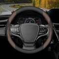 Steering Wheel Cover 14.5"-15", Non-Folding Packaging, Heavy-Duty by Mihecor
