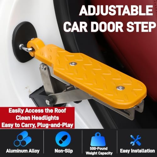 Car Door Step for Smart Fortwo Forfour 453 451 450, Foldable Roof Rack Door Step - Image 3