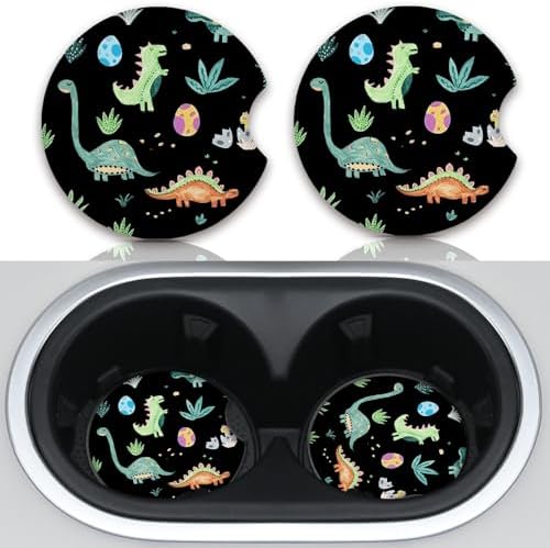 2 Packs Car Coasters for Cup Holders, Keep Cup Holders Clean and Dry, Drink Cup by Unknown