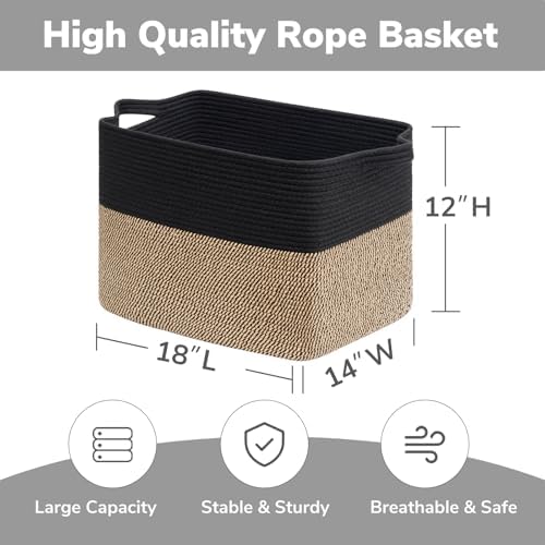 Goodpick 50L Large Woven Storage Basket - Image 3