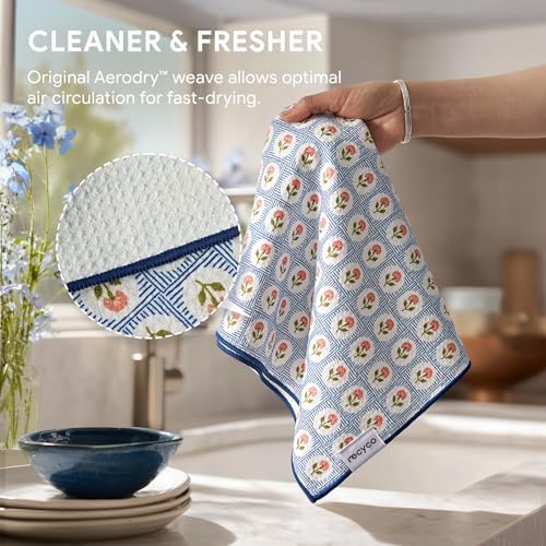 RECYCO Waffle Kitchen Towel Set of 2 - Image 5
