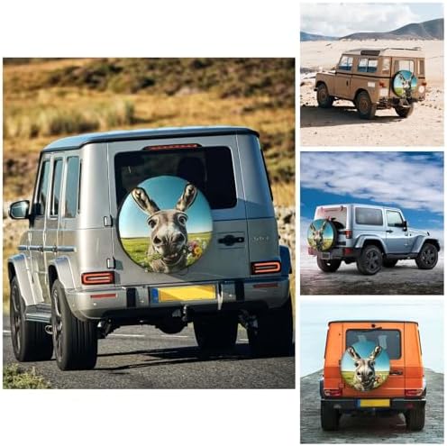 Donkey Spare Tire Cover Waterproof Wheel Cover 15 Inch Universal Fit - Image 4