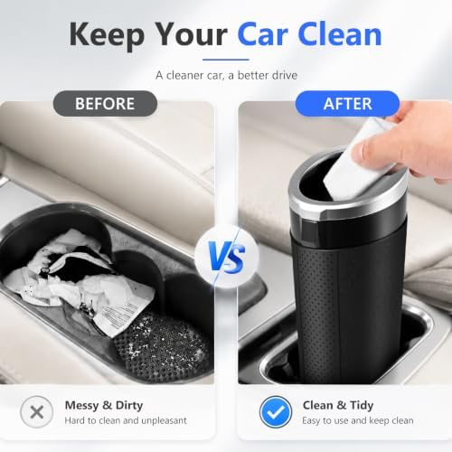 Car Trash Can with Lid, 2 Pack - Image 6