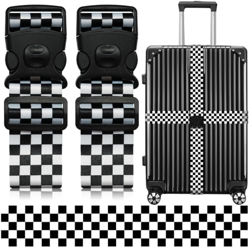 Luggage Straps for Suitcases, Travel Adjustable Belt by ZHOMA