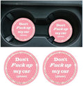 2 PCS Bling Car Cup Coaster, 2.75 Inch Anti-Slip Cup Holder Insert Coasters by Sylvil