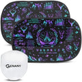 GENANY Purple Fantasy City Car Side Window Sun Shades 2 Piece 21 x 14 Inch by GENANY