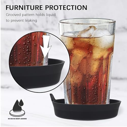 Amooca Car Cup Coaster Universal Automotive Waterproof Non-Slip Cup Holders - Image 3