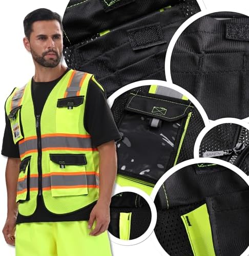 JKSafety Hi Vis Reflective Safety Vests - Image 6