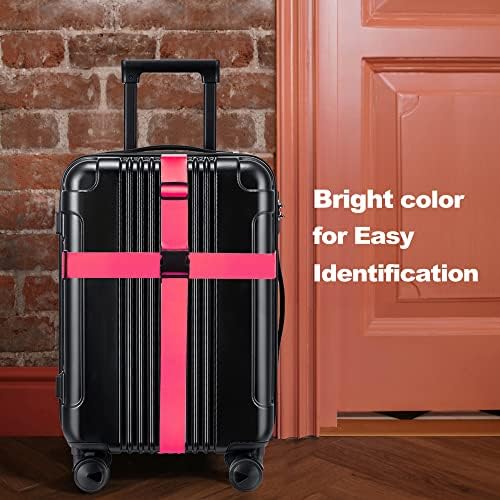 Chelmon Luggage Straps for Suitcases TSA Approved Travel Essentials 4 Pack - Image 6