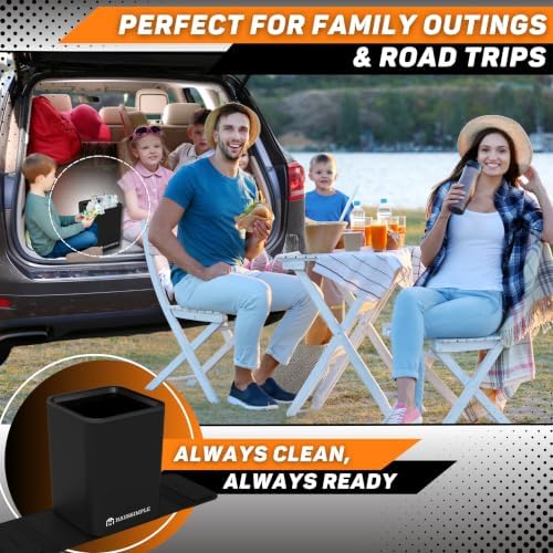 Car Trash Can, 0.8 Gallon Medium Car Garbage Bin - Image 5