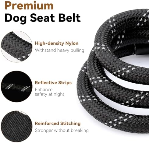 Universal Dog Seat Belt for Car, Dog Car Seatbelt - Image 3