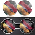 2 Pack Car Cup Holder Coaster, 2.63 inch Anti Slip Insert Absorbent Ceramic Car by Heainaiyoo