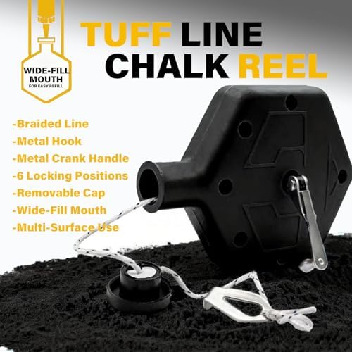 2PCS Heavy Duty Chalk Line, Professional Construction Marking Tool, 100-Foot - Image 4