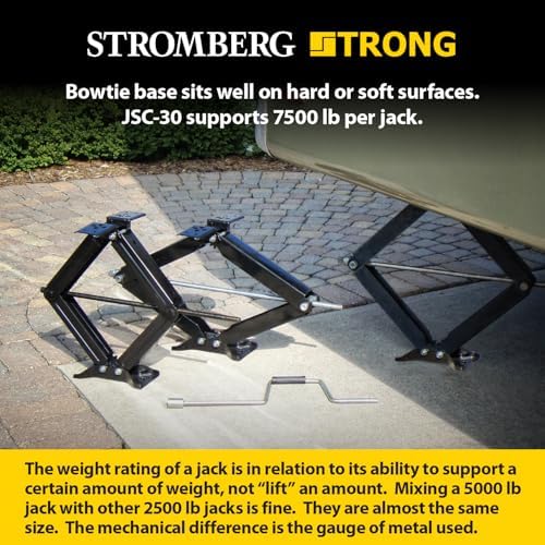 Stromberg Carlson JSC-30 Scissor Jacks – Heavy-Duty 30-Inch RV Leveling System - Image 4