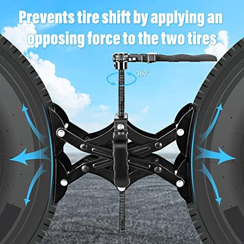 Nilight Wheel Chock Stabilizer, Fits 3" to 10" Wheel Gaps, Heavy Duty RV - Image 6