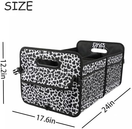 AOKJOY Car Trunk Organizer Car Storage Organizer Collapsible Multi Compartment - Image 3