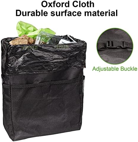 Car Trash Can, Car Trash Bag Hanging, 3.5 Gallons Ultra Large Capacity - Image 5