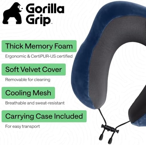 GORILLA GRIP Travel Neck Pillow - Image 2
