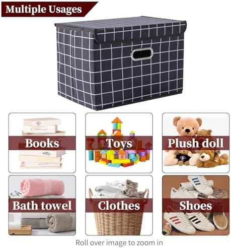 STOREONE Fabric Storage Cube Bins Foldable Organizer Container Collapsible - Image 3
