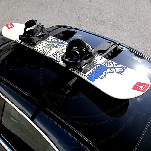 Foldable Car Top Soft Roof Rack Pad Tie Down Straps Cross Bars Cargo Carrier - Image 5