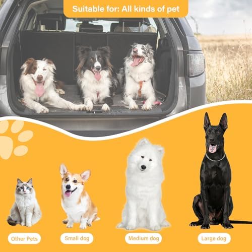 Dog Seat Belt Retractable Dog Car Harness 2 Pack Elastic Bungee Buffer - Image 6
